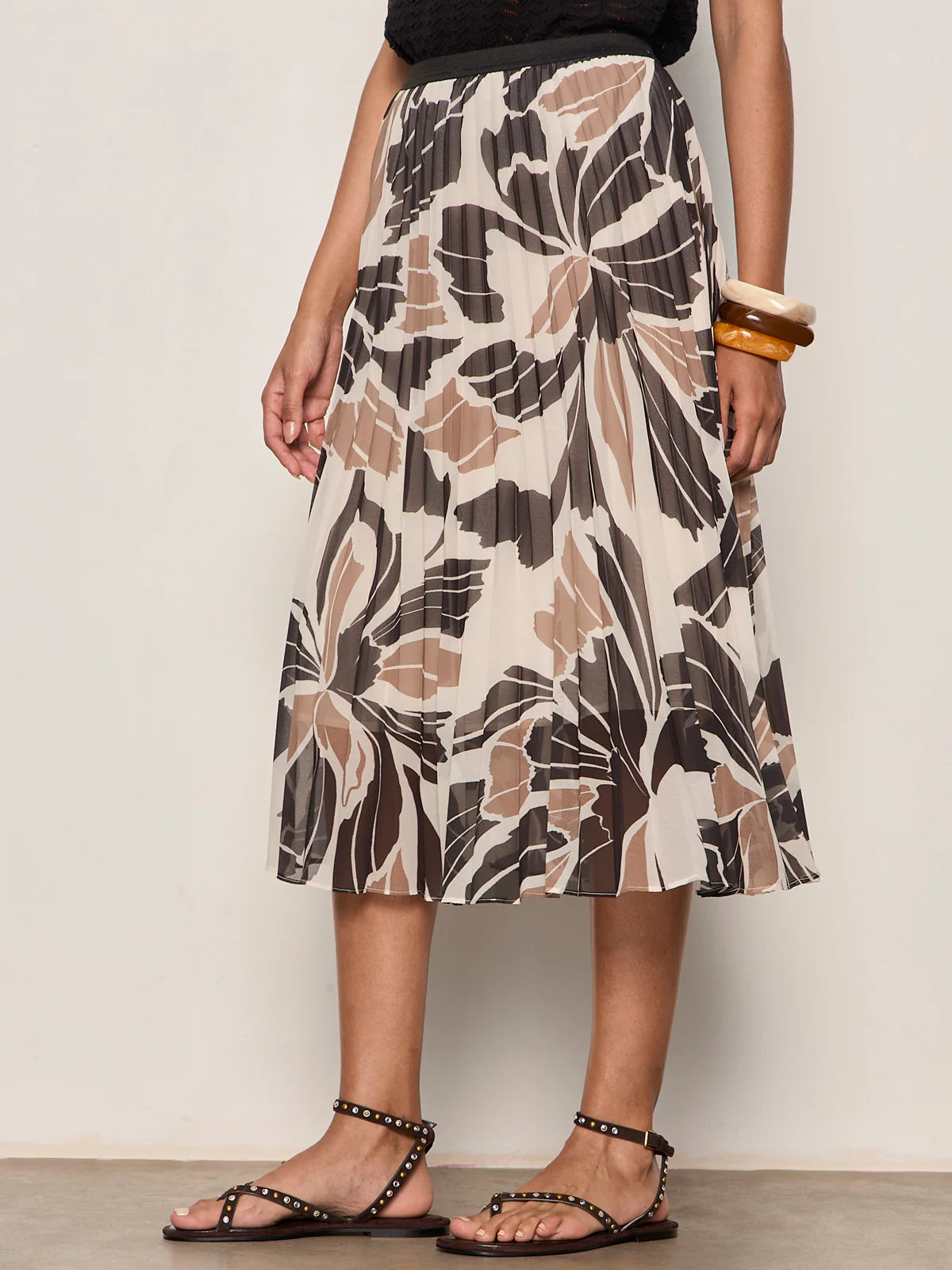 Nostalgia Pleated Midi Skirt Sanctuary