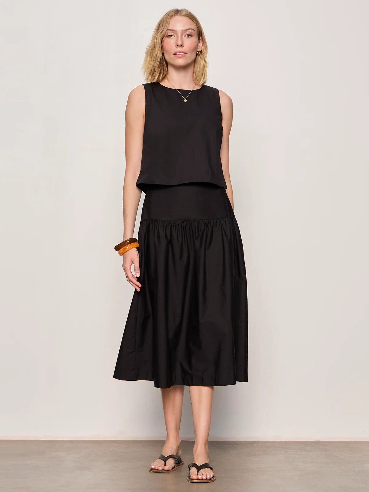 Matter of Time Poplin Skirt Sanctuary