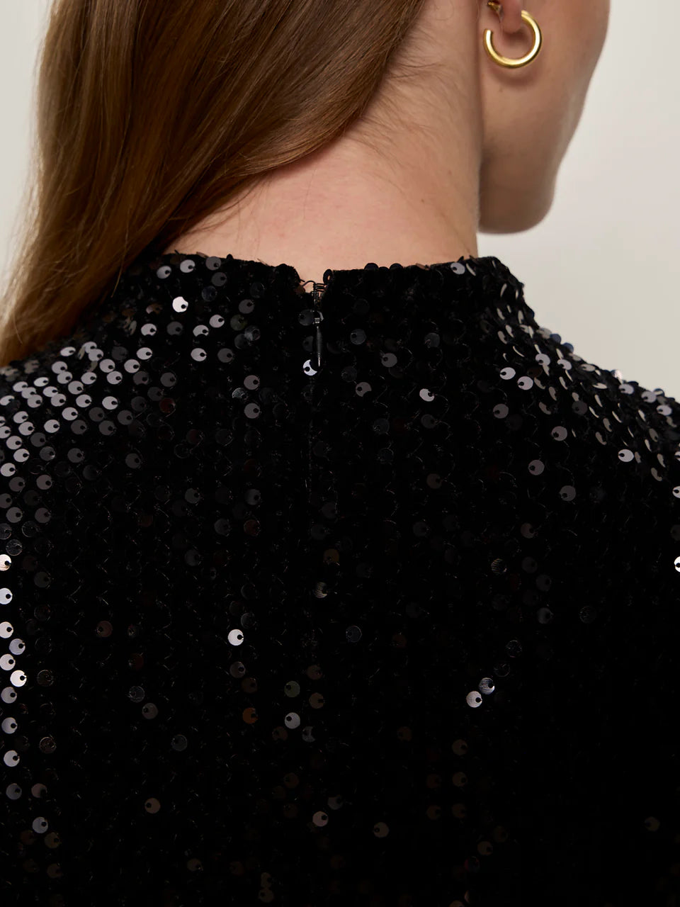 Funnel Neck Sequin Top Sanctuary
