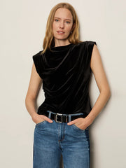 Pleated Sleeveless Top Sanctuary