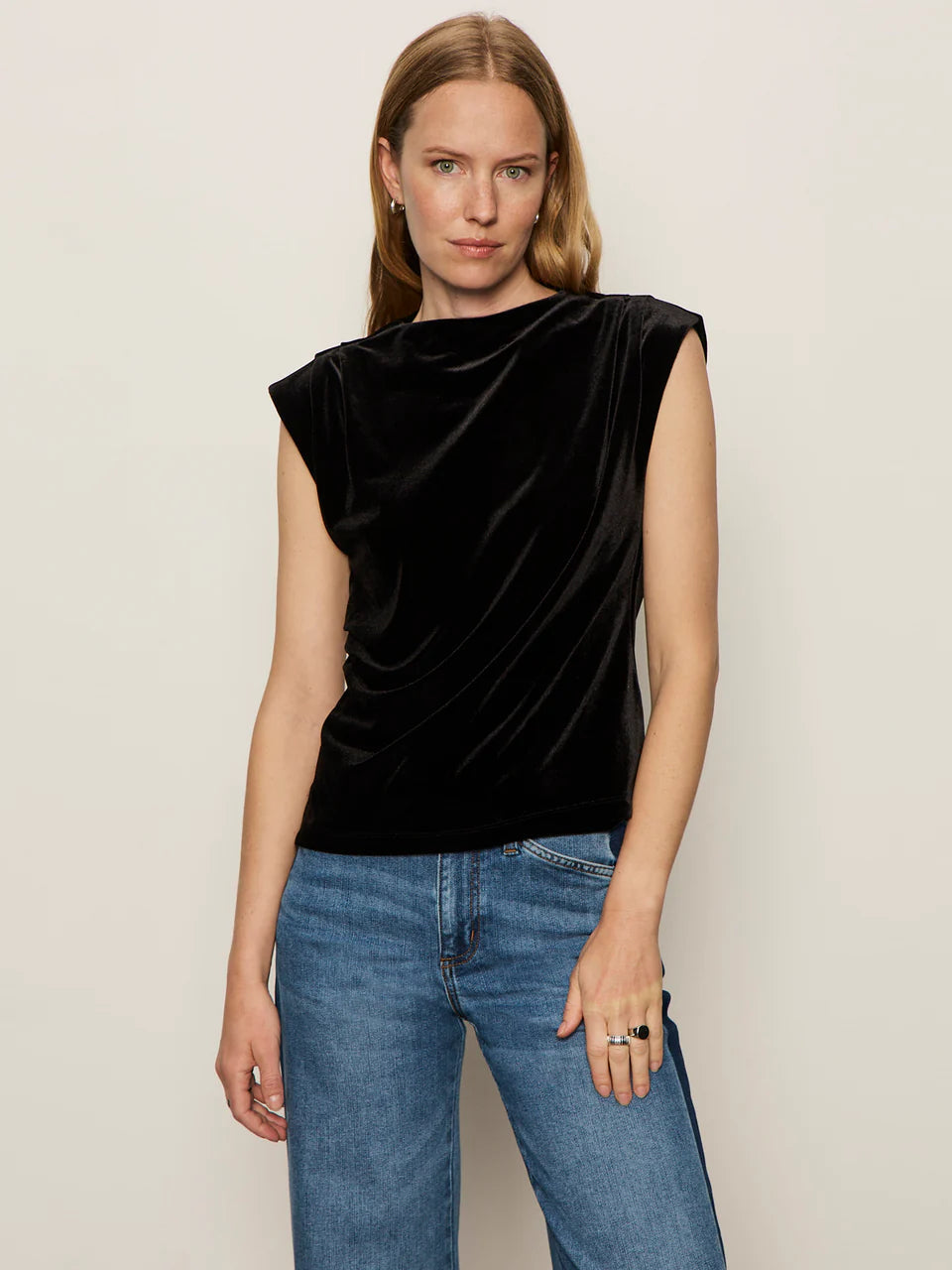 Pleated Sleeveless Top Sanctuary