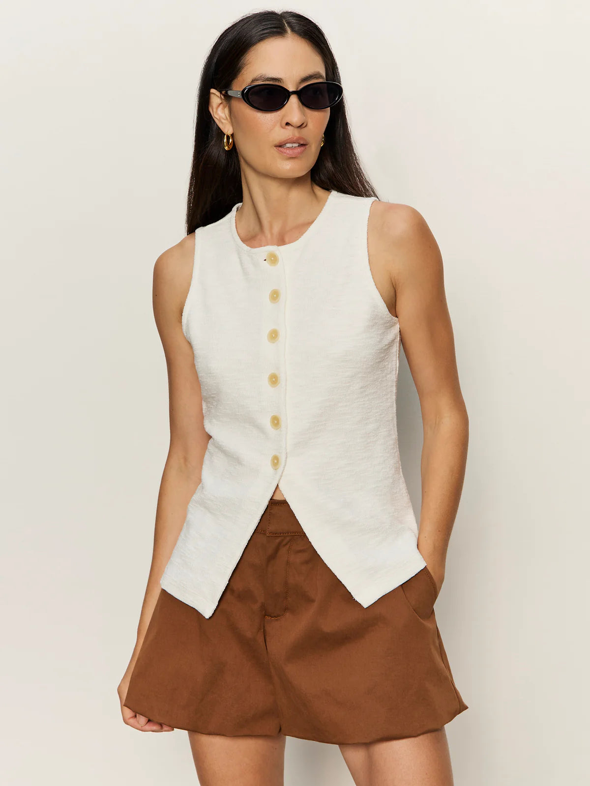 Nothing Extra Knit Vest Sanctuary