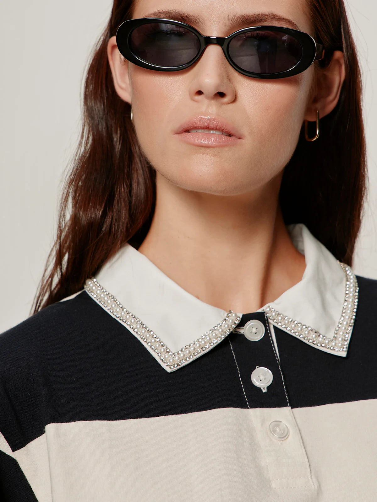 Embellished Polo Tee Sanctuary