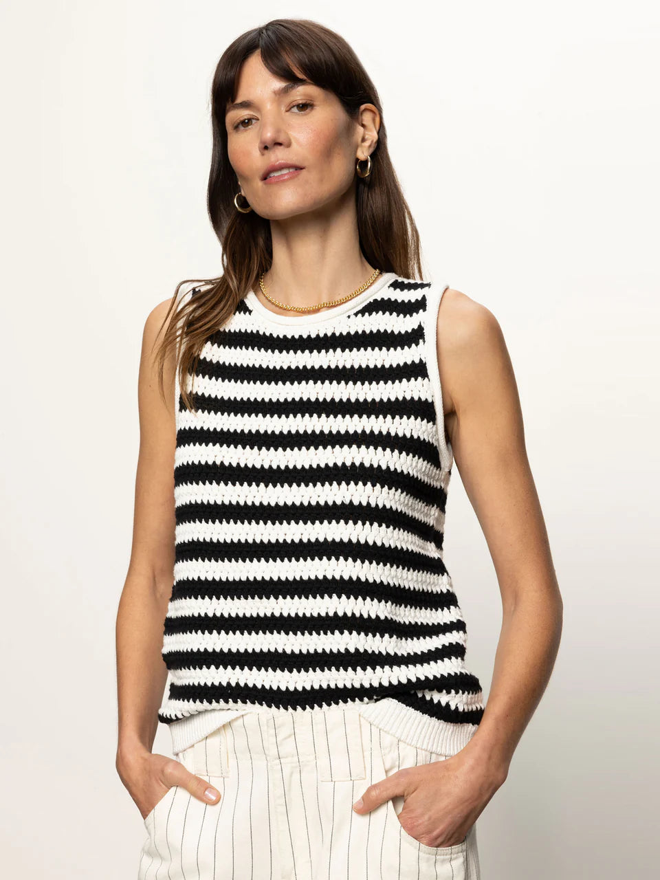 Crochet Shell Sweater Tank
