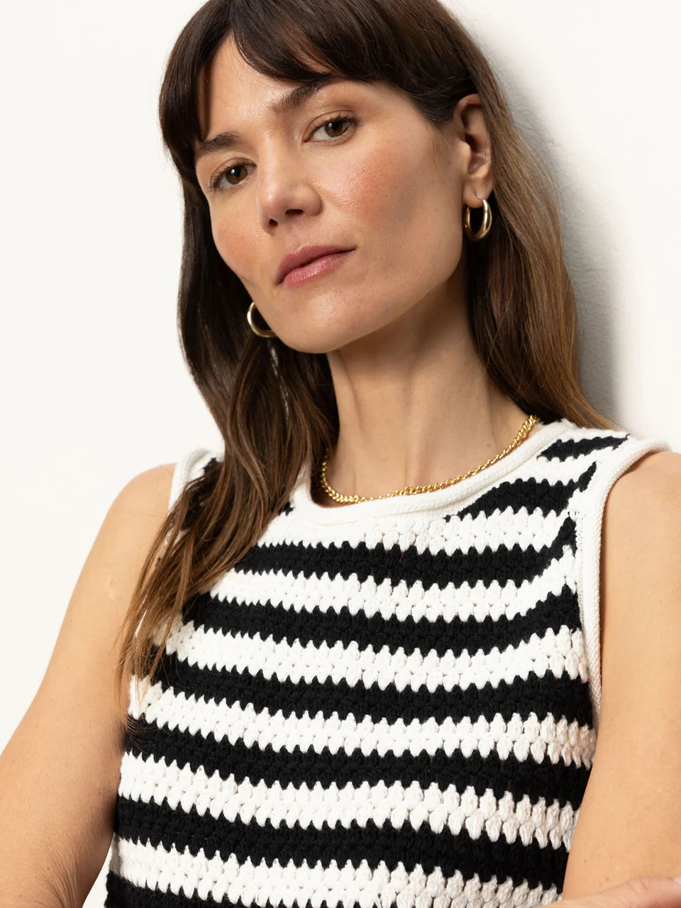 Crochet Shell Sweater Tank