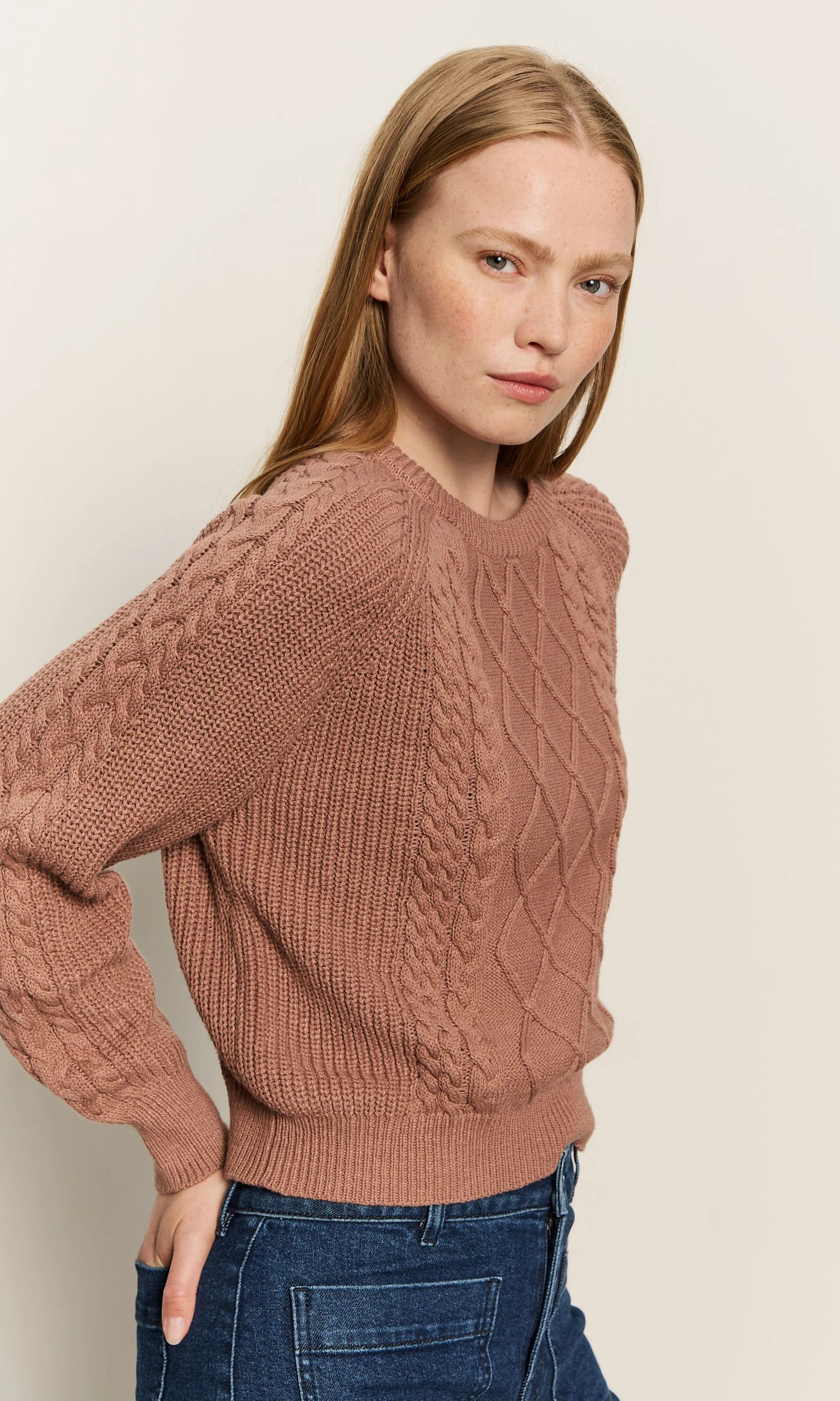 Nomad Cable Popover Sweater Sanctuary