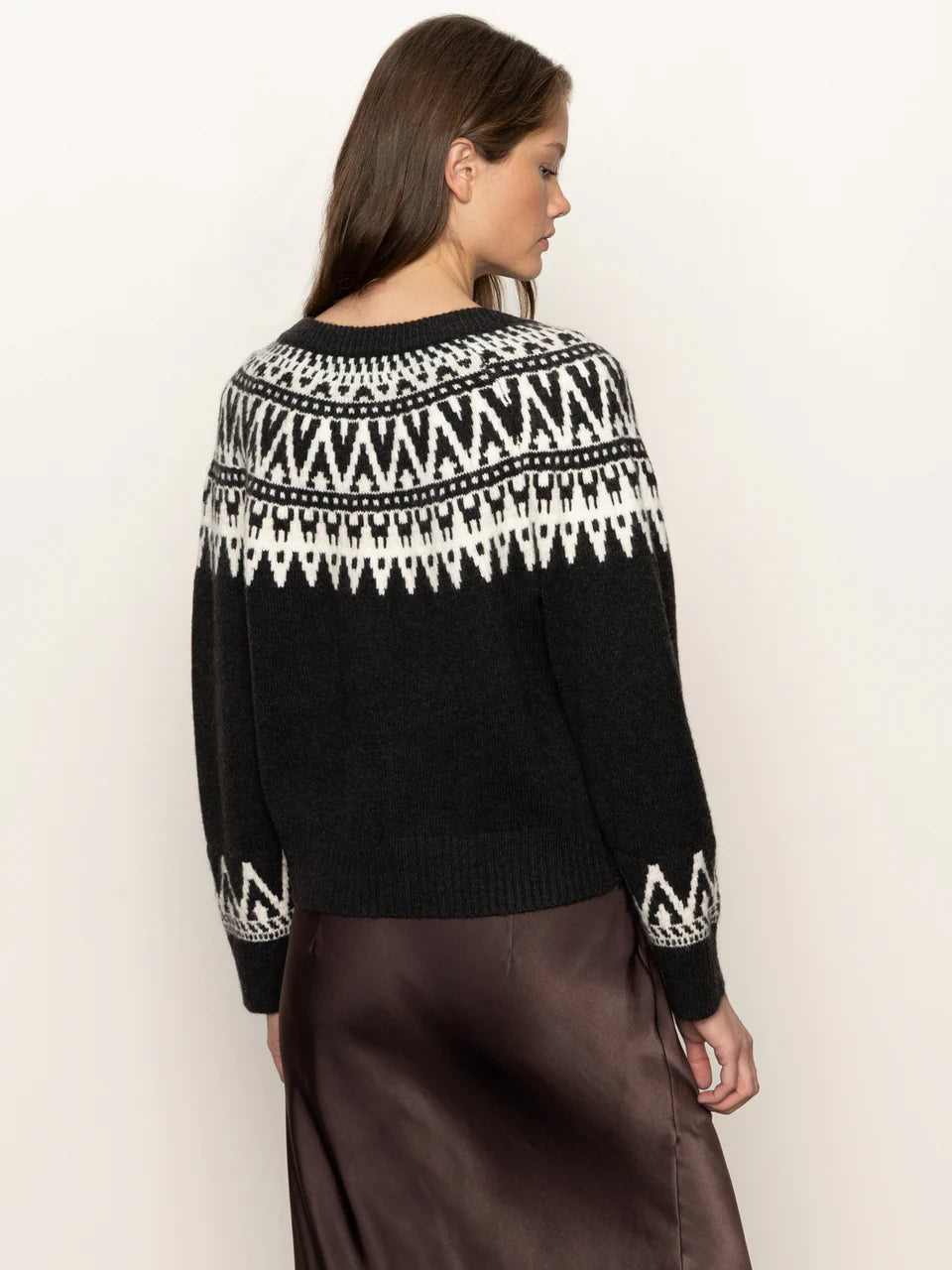 Fairisle Crewneck Cardigan Sanctuary