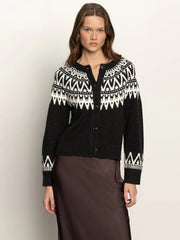 Fairisle Crewneck Cardigan Sanctuary