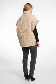 Caitlyn Quilted Cape Rino & Pelle