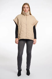 Caitlyn Quilted Cape Rino & Pelle