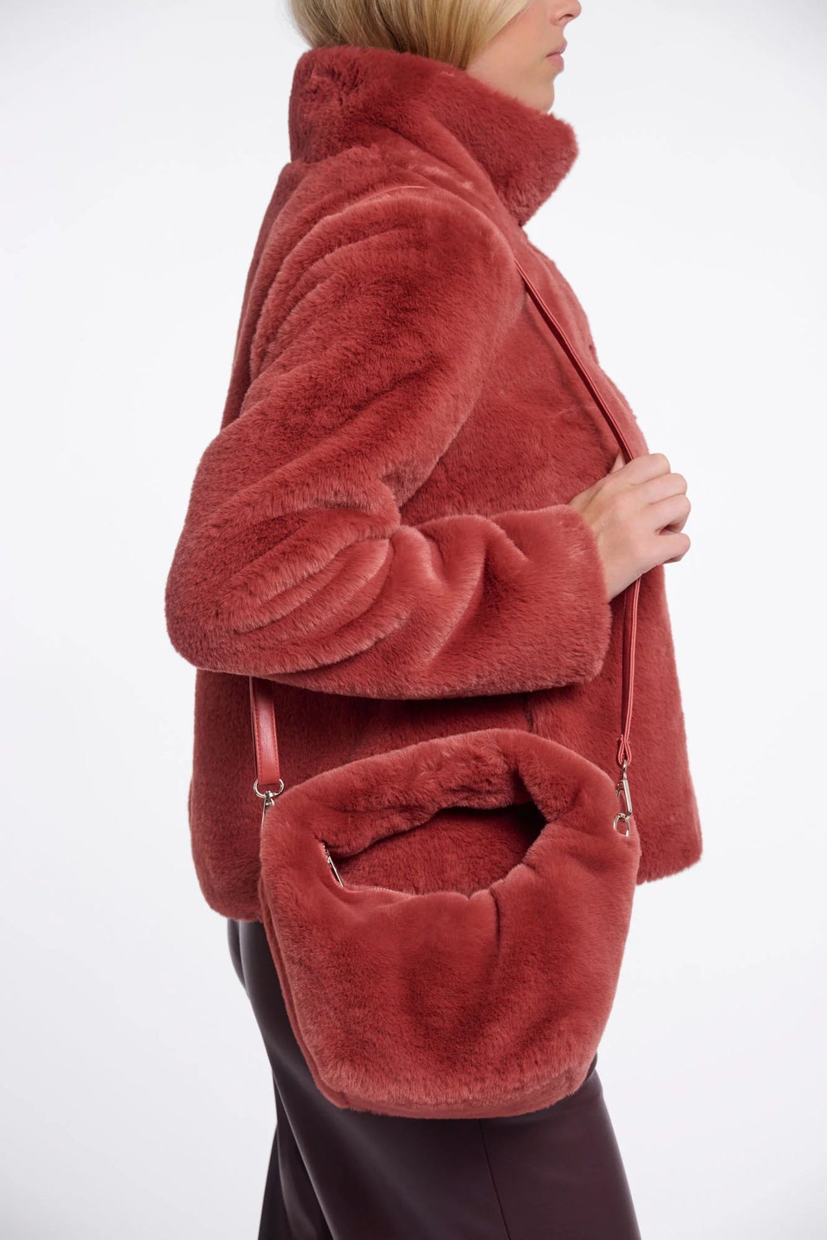 Cheryl Faux Fur Crossbody Bog Rino & Pelle