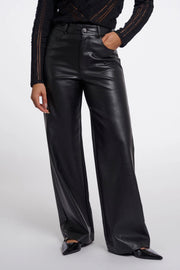 Corian Straight Leg Leather Trousers Rino & Pelle
