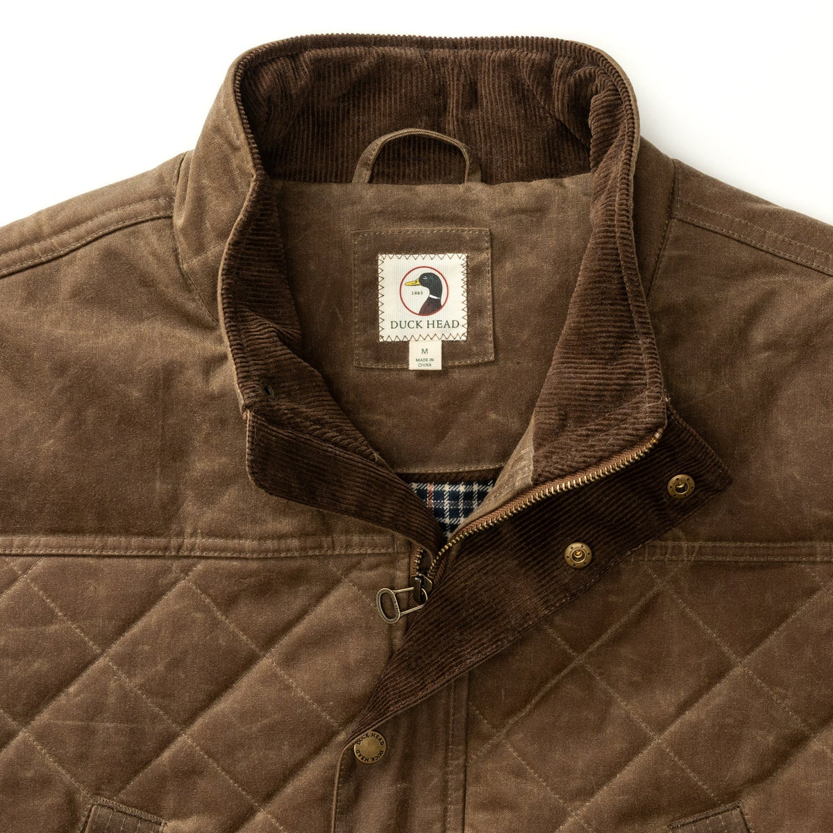 Waxed Duck Canvas Quilted Vest | Duck Head Duck Head