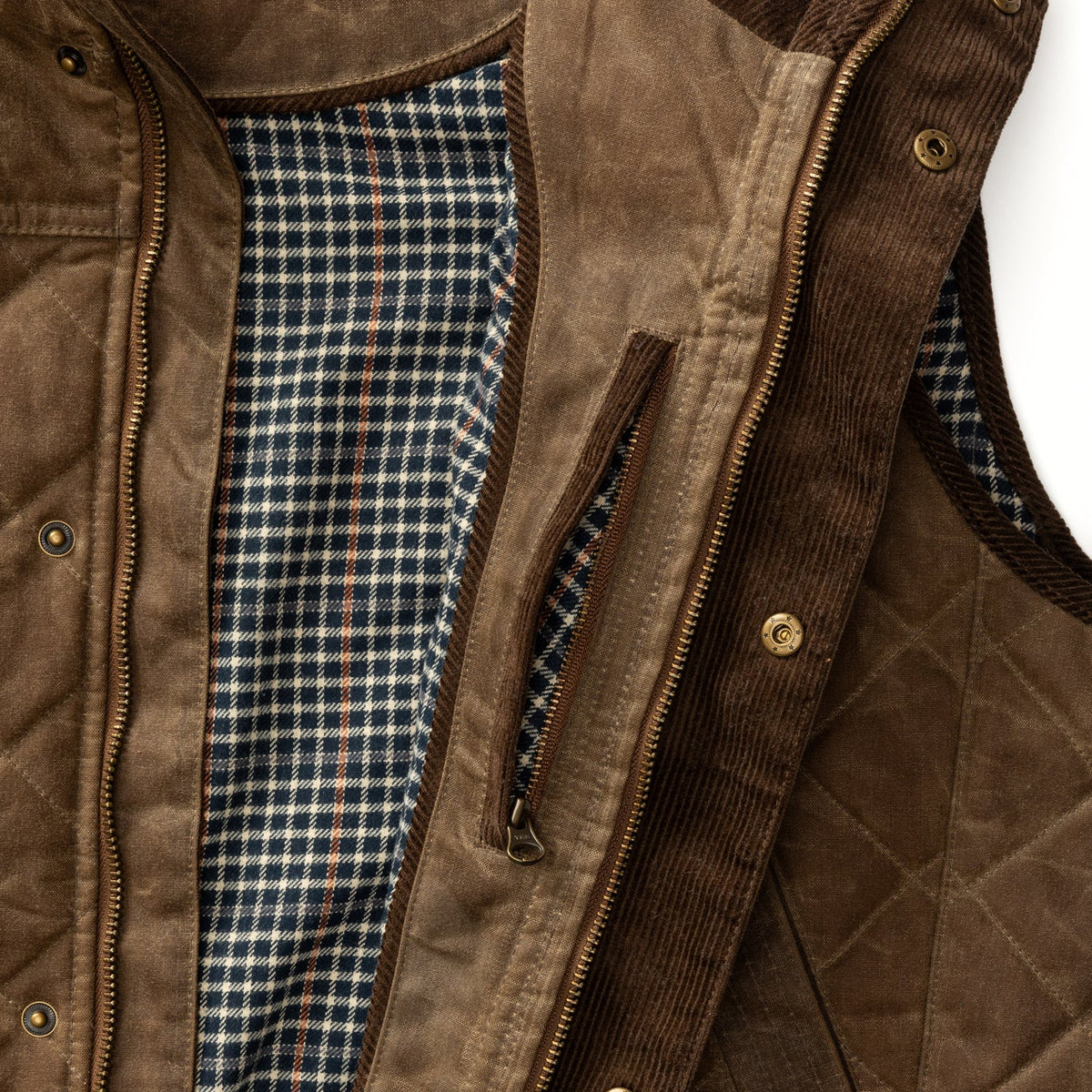 Waxed Duck Canvas Quilted Vest | Duck Head Duck Head