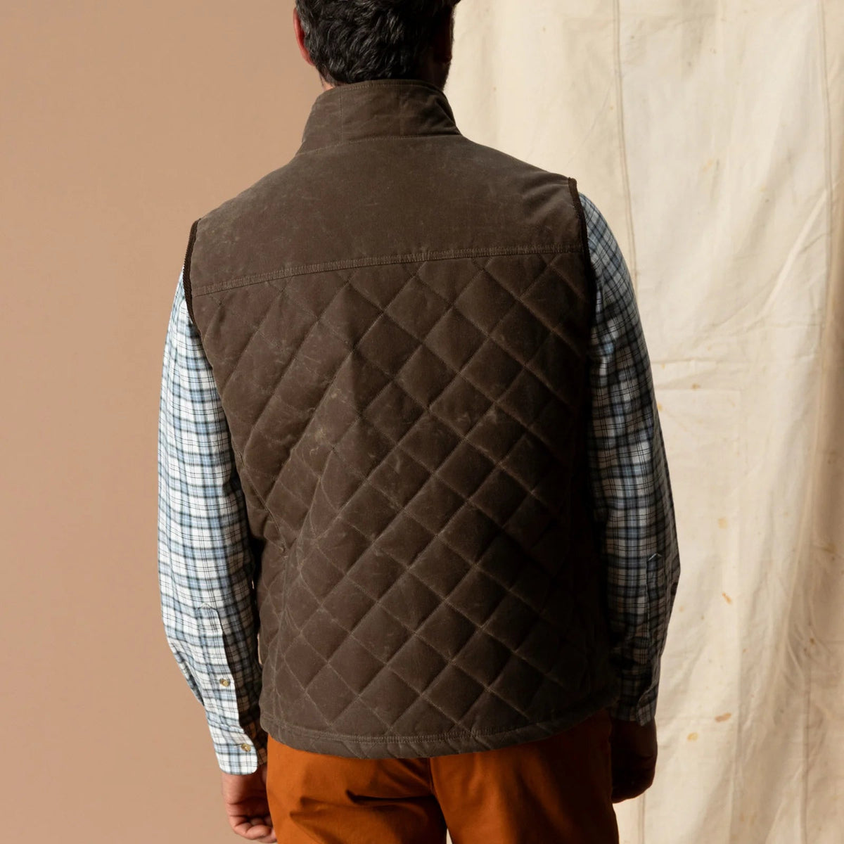 Waxed Duck Canvas Quilted Vest | Duck Head Duck Head