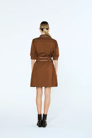 Gelso Whipped Stitched Mini Dress Ciebon