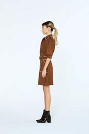 Gelso Whipped Stitched Mini Dress Ciebon