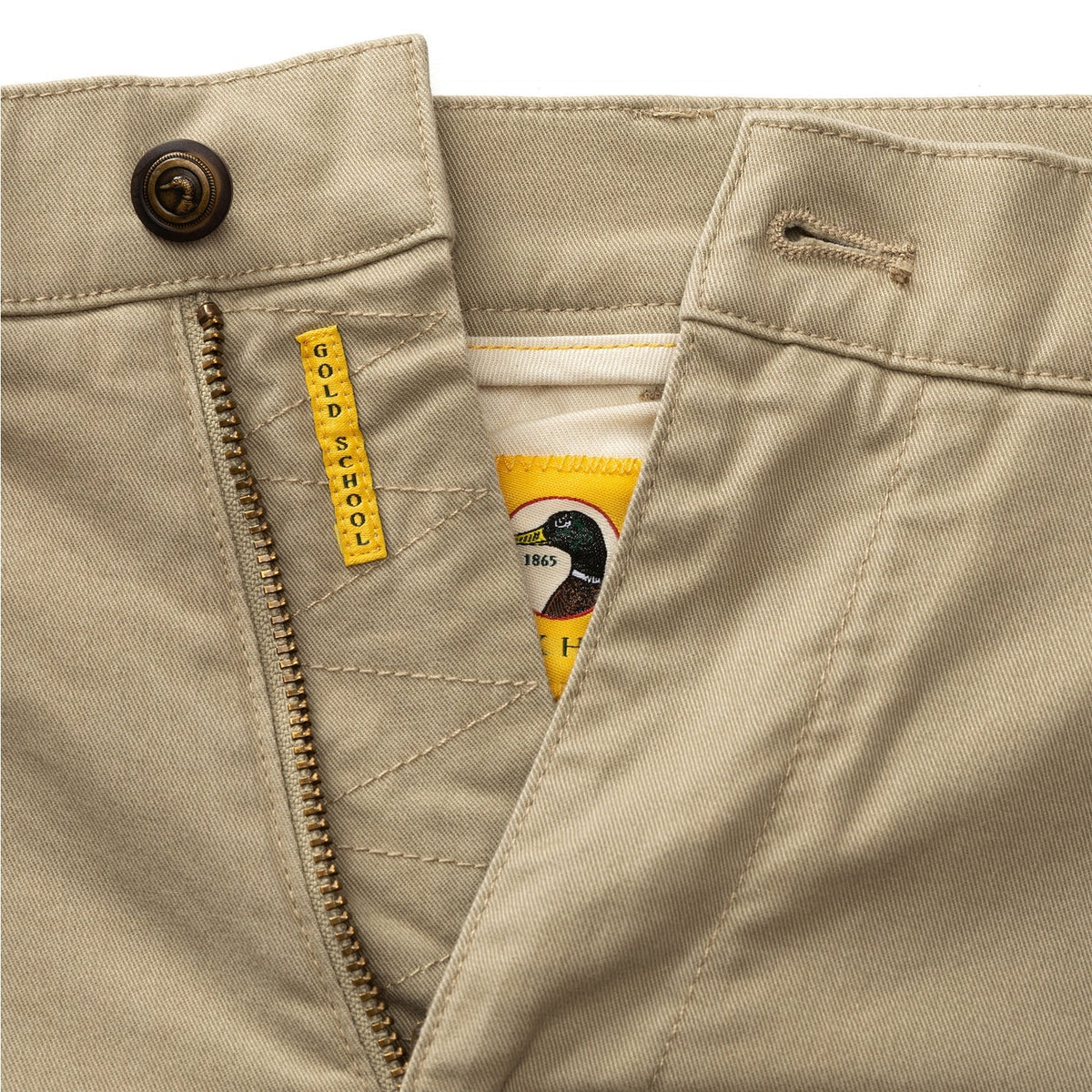 Classic Fit Gold School Chino | Duck Head Duck Head