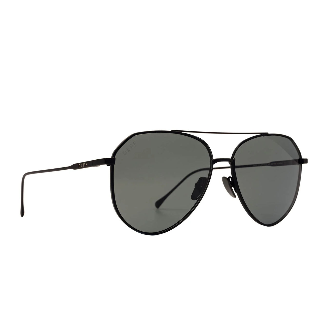 Dash Polarized Sunglasses with Matte Black/Solid Grey