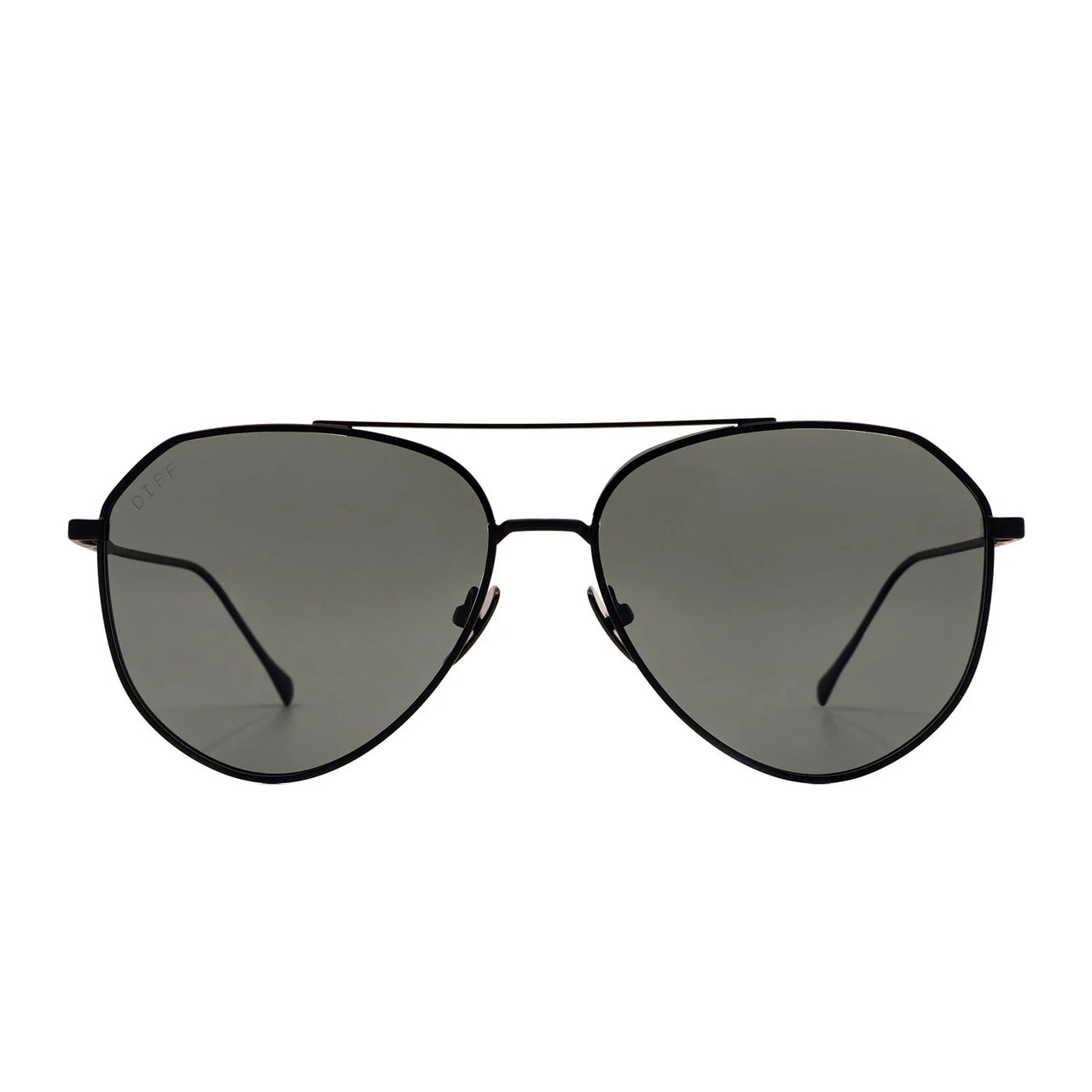 Dash Polarized Sunglasses with Matte Black/Solid Grey