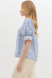 Abstract Print Top Entro