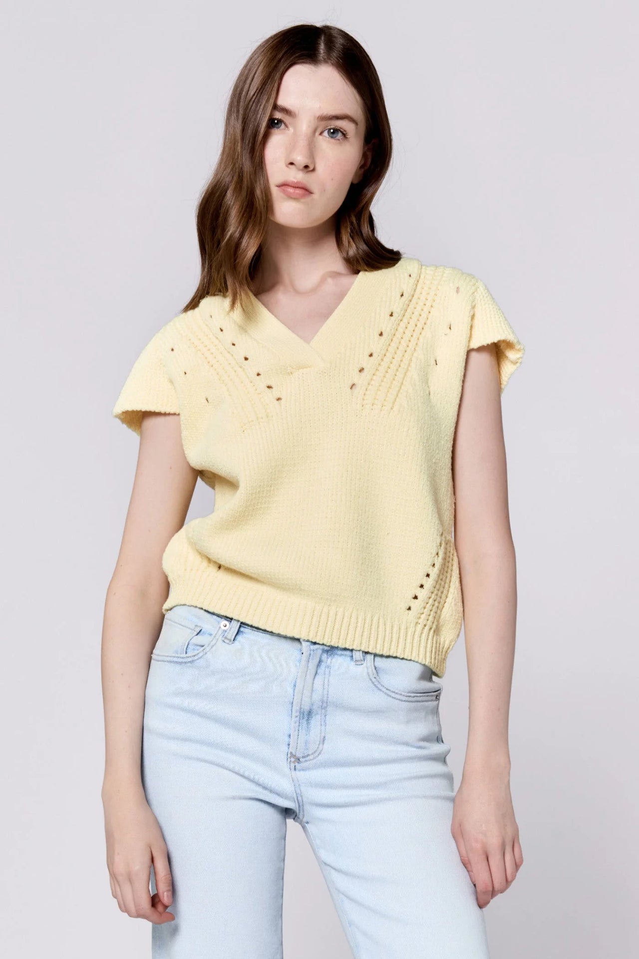 Una Sleeveless Sweater