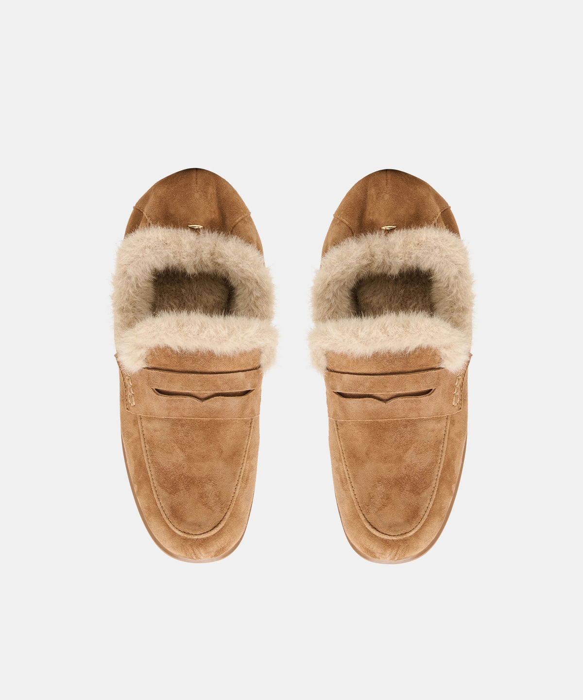 Cloey Plush Suede Loafers Dolce Vita