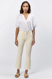 Jeanne Mid Rise Cropped Flare Jeans Dear John