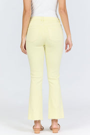 Jeanne Mid Rise Raw Hem Flare Jeans Dear John