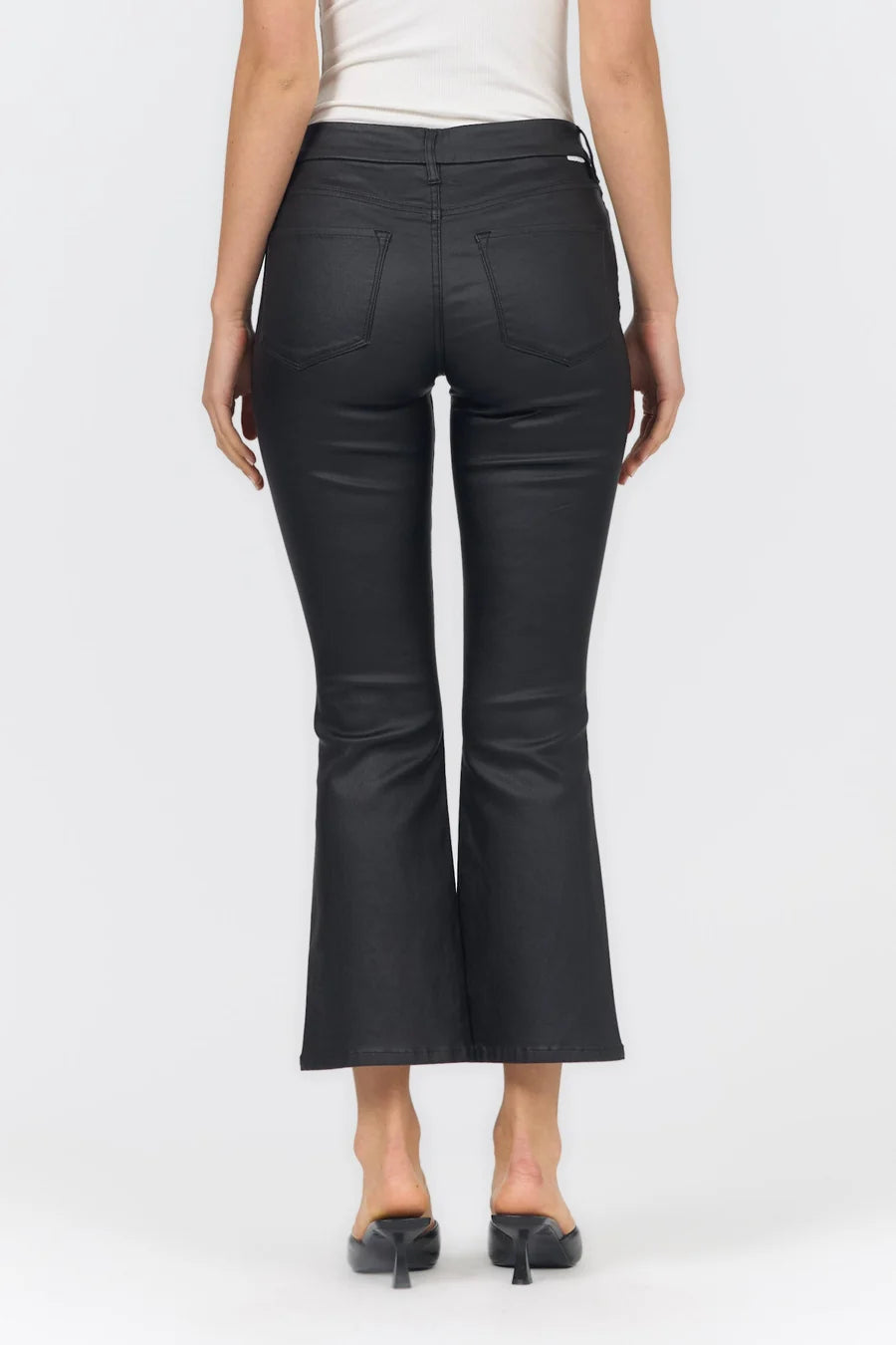 Jeanne Flare Leather Pant Dear John