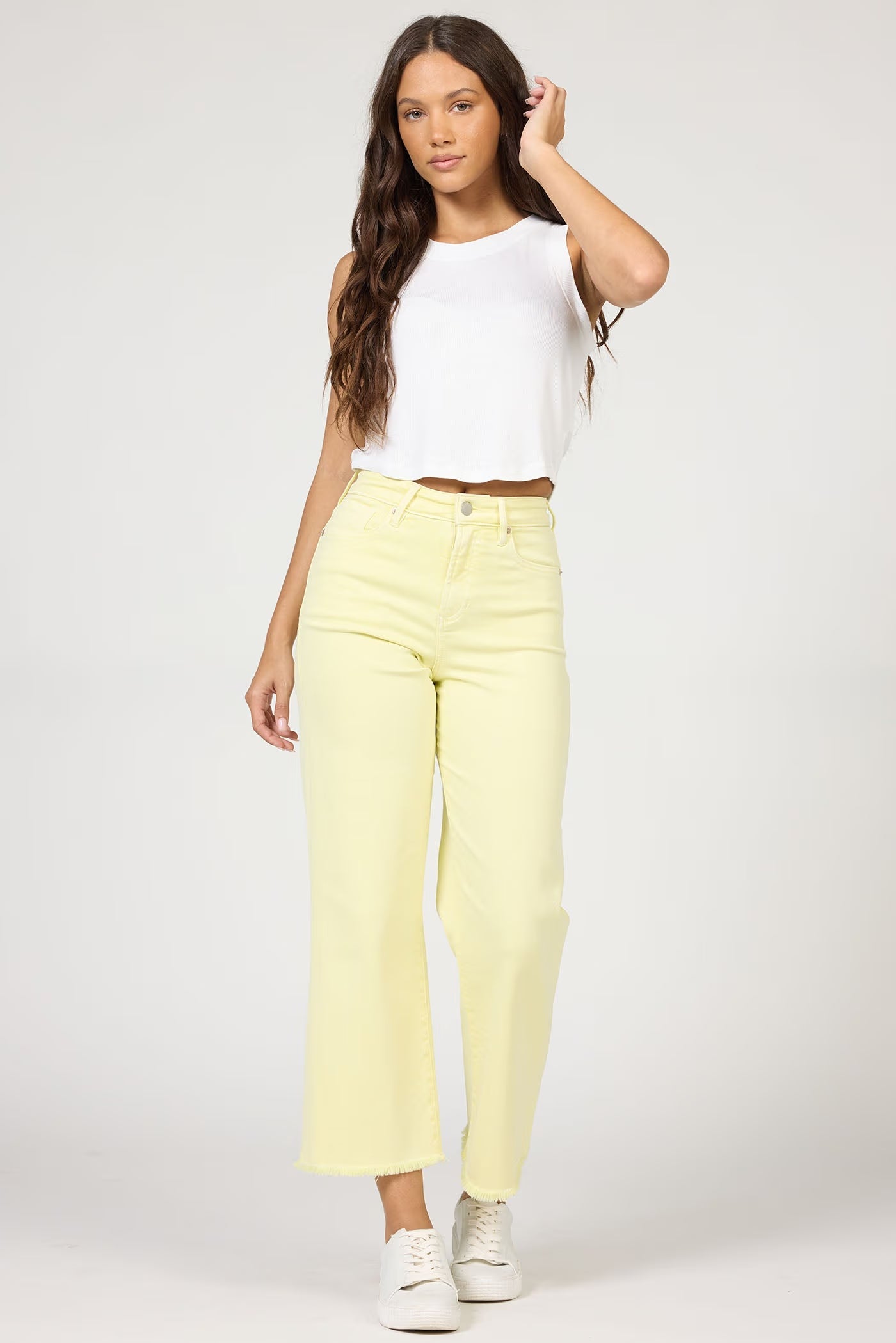 Holly High Rise Cropped Jeans Dear John