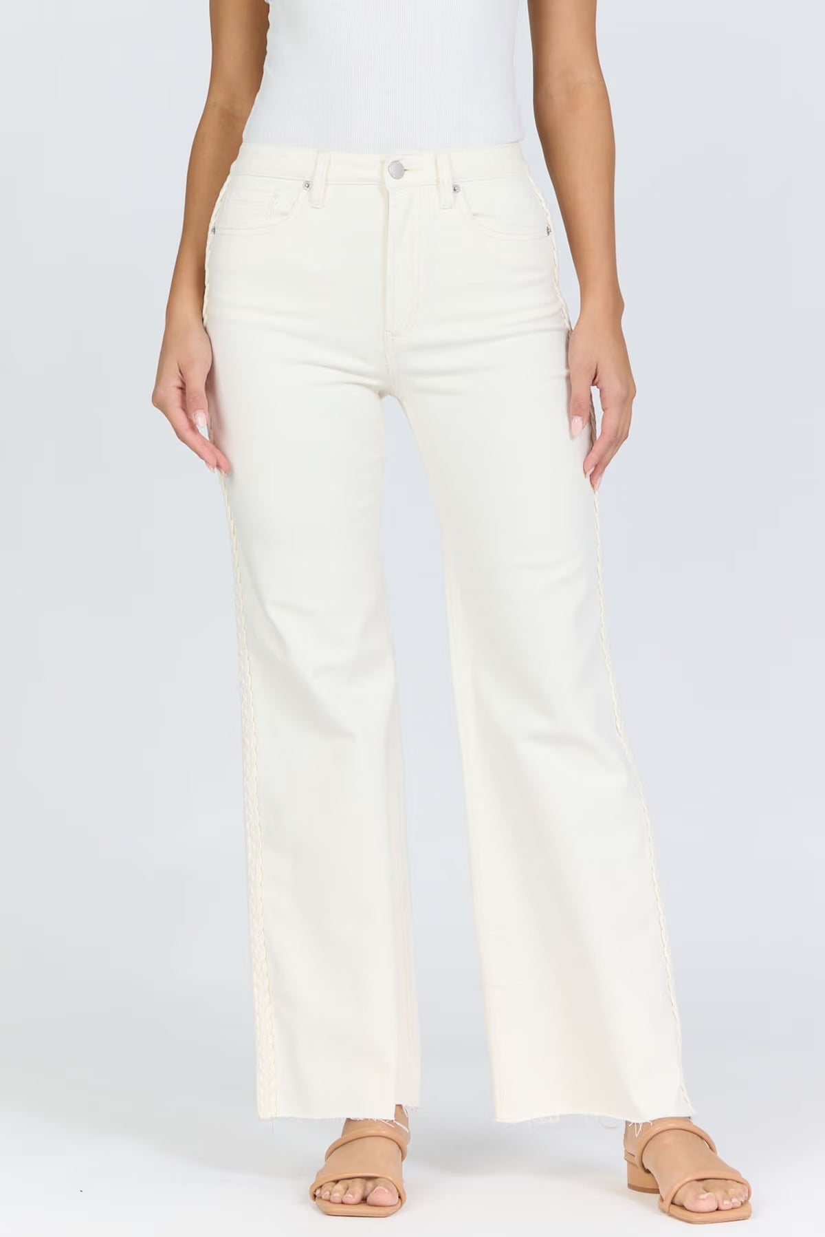 Fiona High Rise Raw Hem Jeans Dear John