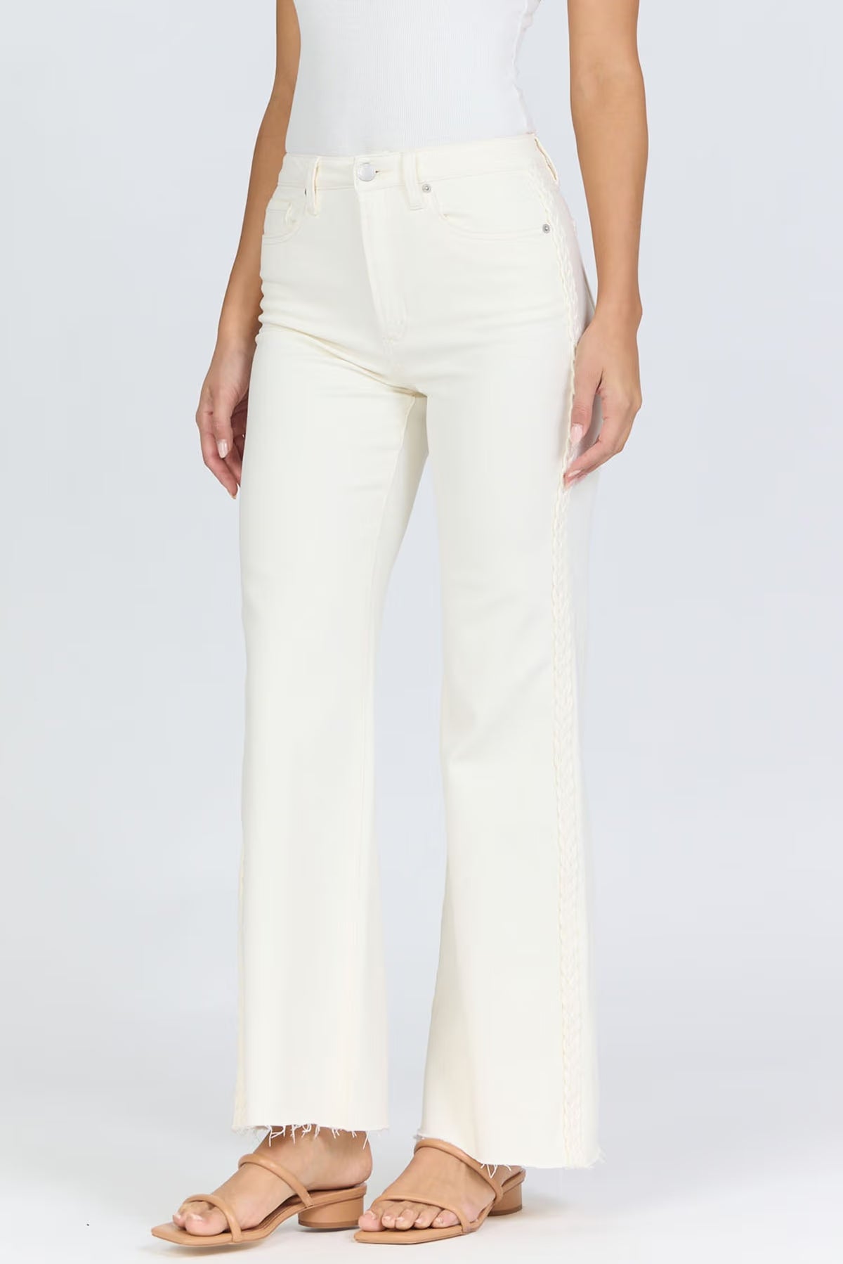 Fiona High Rise Raw Hem Jeans Dear John
