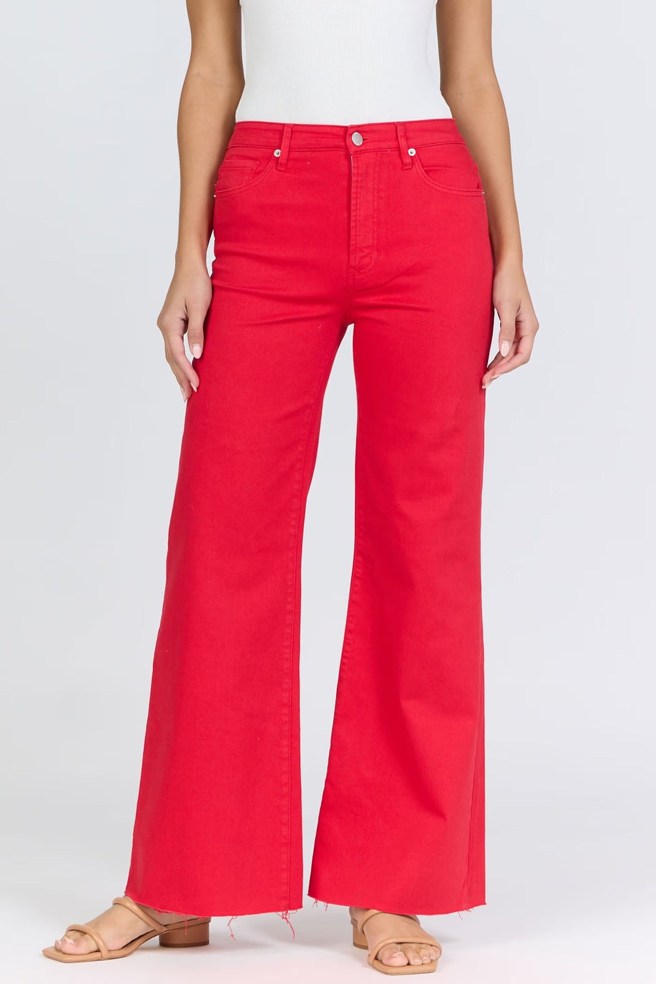 Fiona High Rise Wide Leg Jeans Dear John