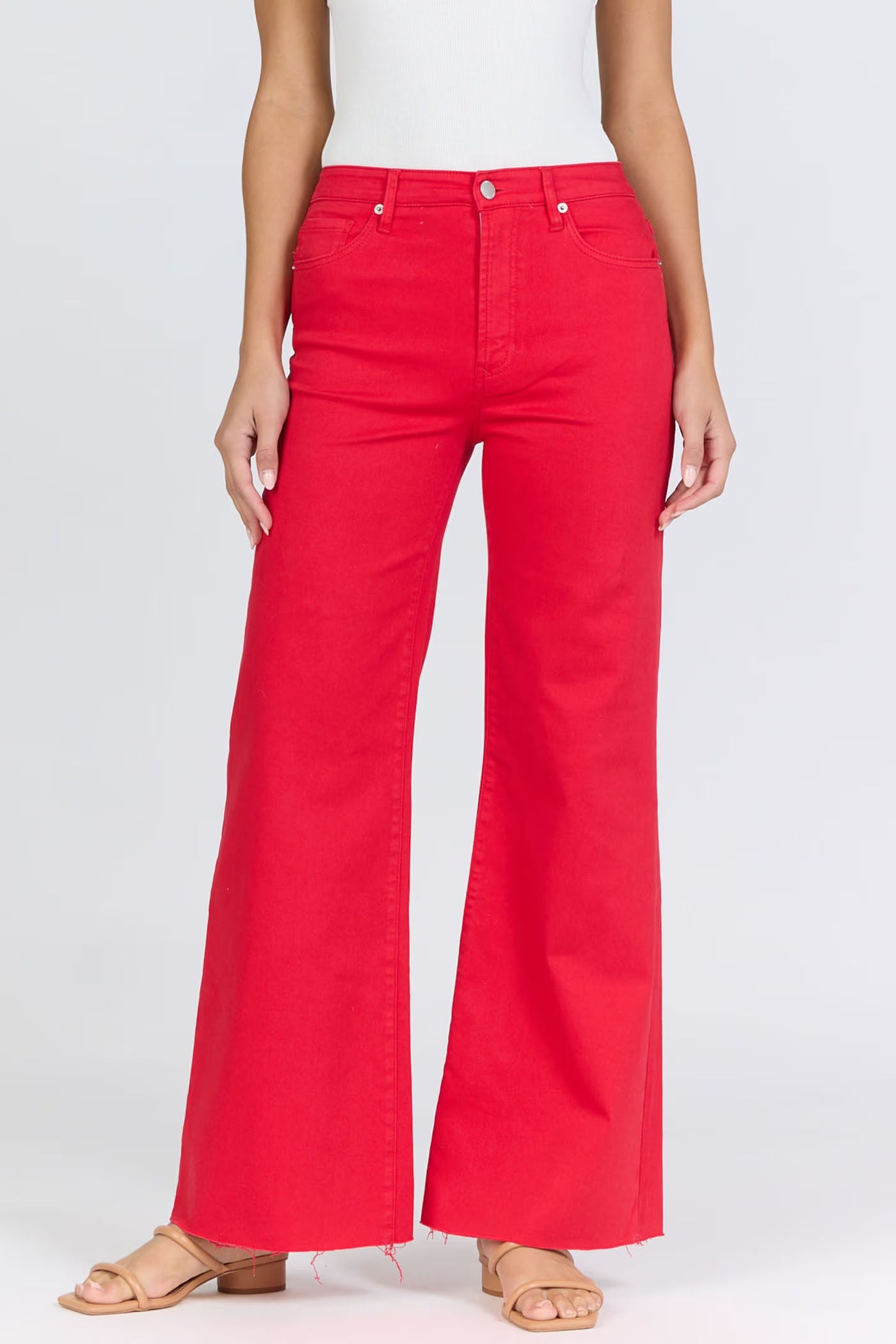 Fiona High Rise Wide Leg Jeans Dear John