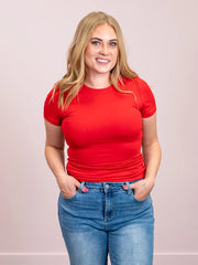 Roxi 23 Short Sleeve Round Neck Tee RD Style