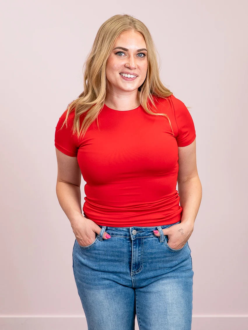Roxi 23 Short Sleeve Round Neck Tee RD Style