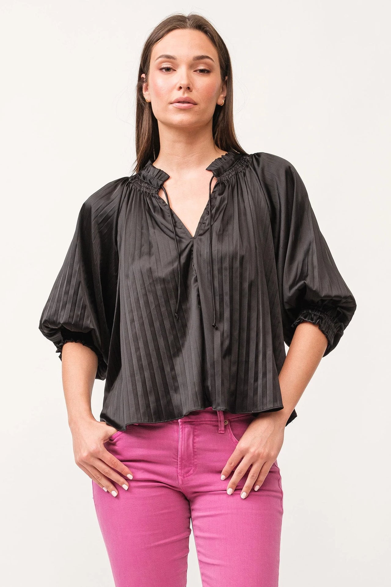 Anais Pleated Top