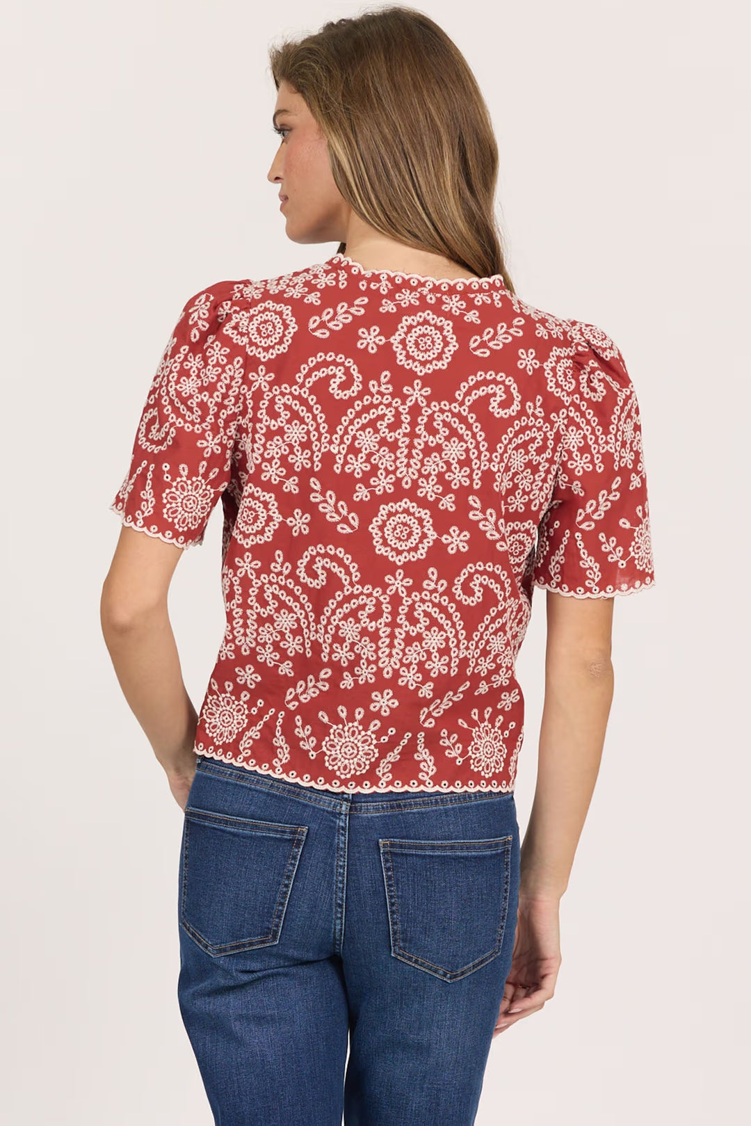 Cielo V-Neck Short Sleeve Shirt Dear John