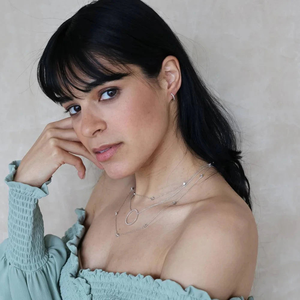 Half-Hearted Adventure? Never! Hoop Earrings in Silver Ella Stein