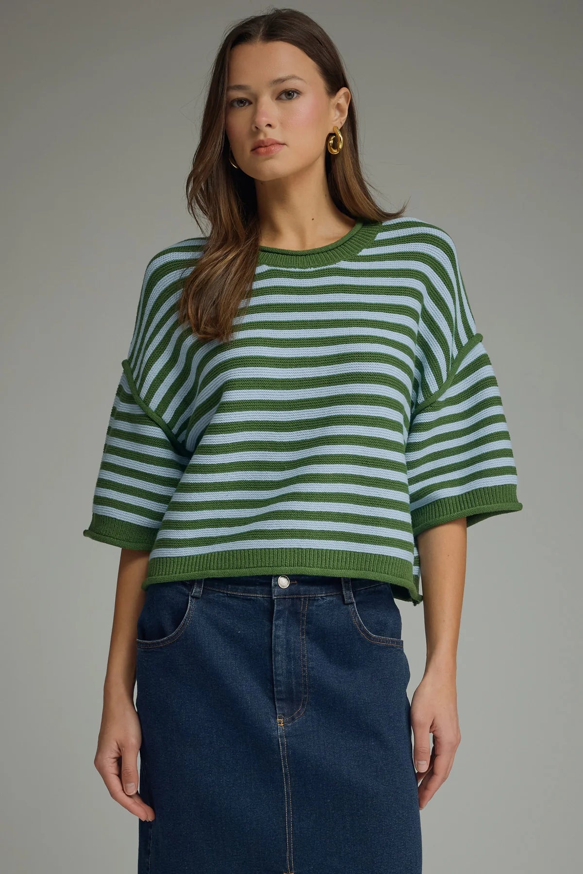 Fall Planning Striped Sweater Top Entro