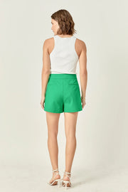 High Waisted Mini Shorts English Factory