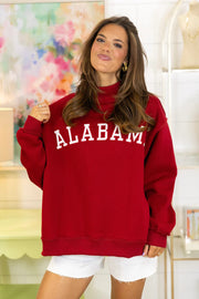 Alabama Mock Neck Sweatshirt Bucketlist Inc.