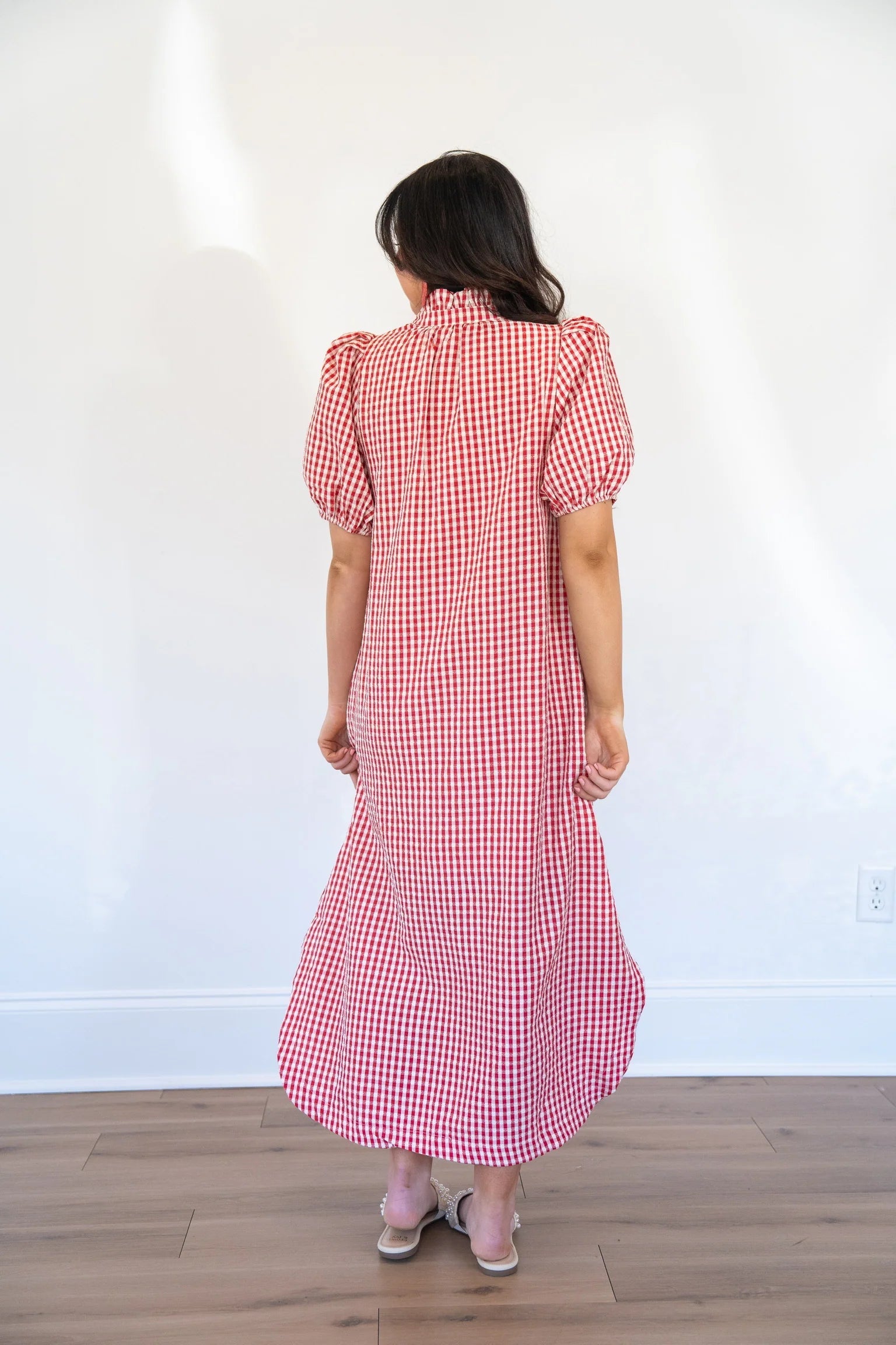 Ruby Gingham Dress Entro