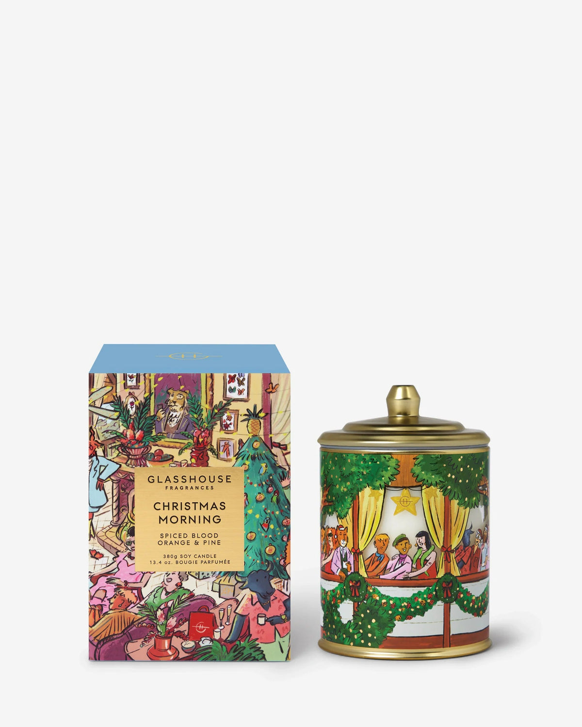 Christmas Morning 13.4oz Candle | Glasshouse Fragrances Glasshouse Fragrances