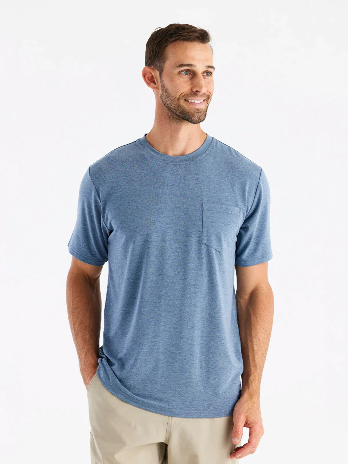 Men's Bamboo Flex Pocket Tee | Free Fly