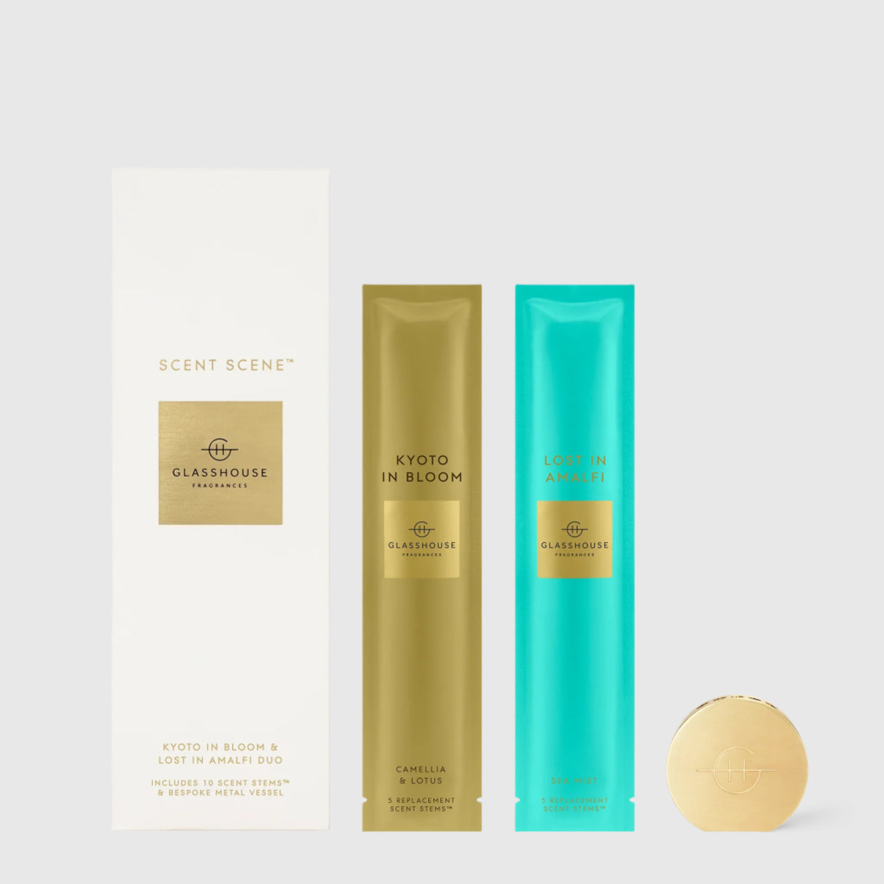 Scent Scene Duo - Lost in Amalfi/Kyoto in Bloom | Glasshouse Fragrances