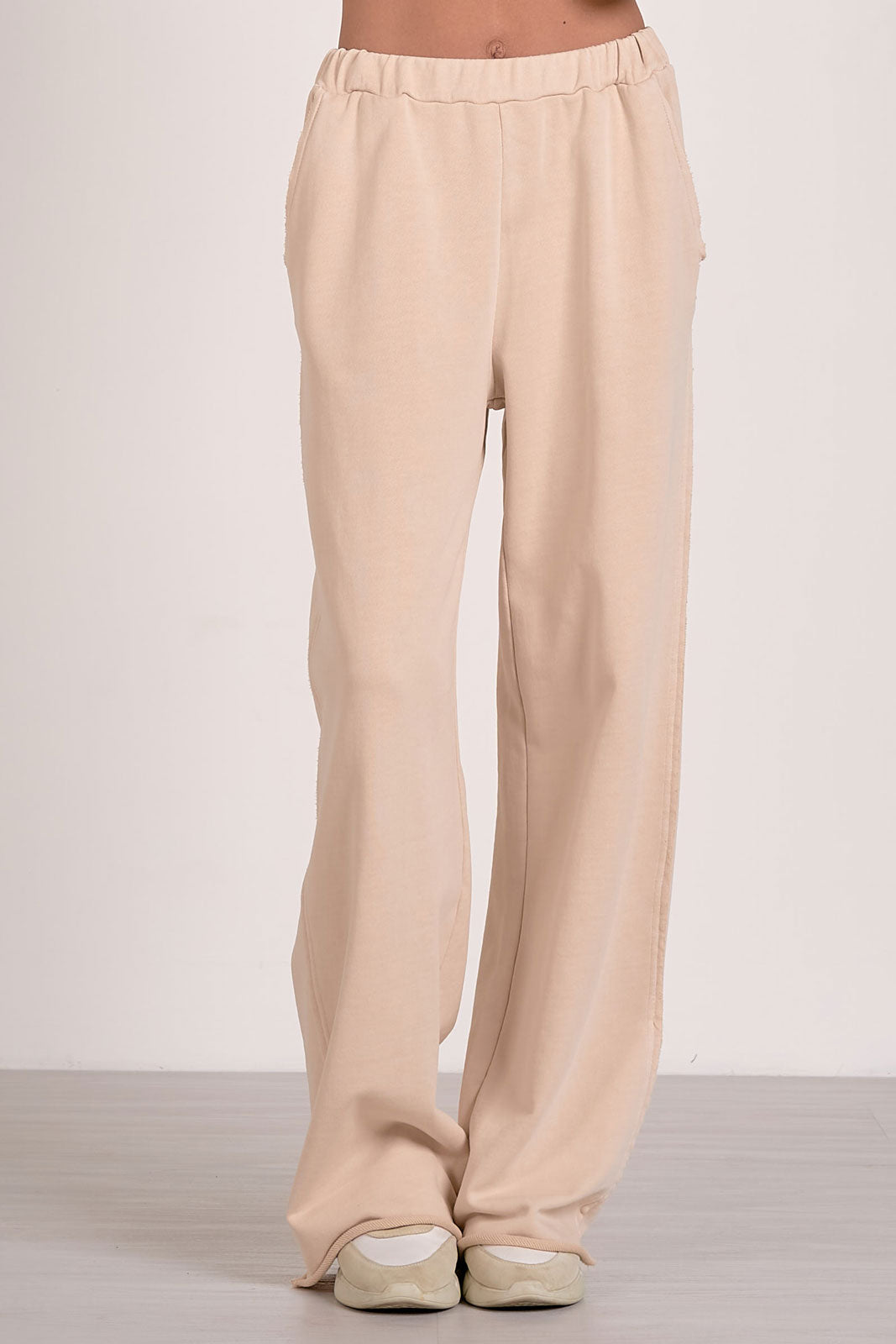 Elastic Wide Leg Sweatpants