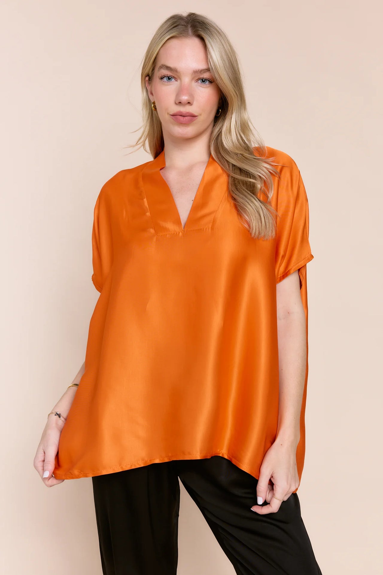 Inez Top in Arancio