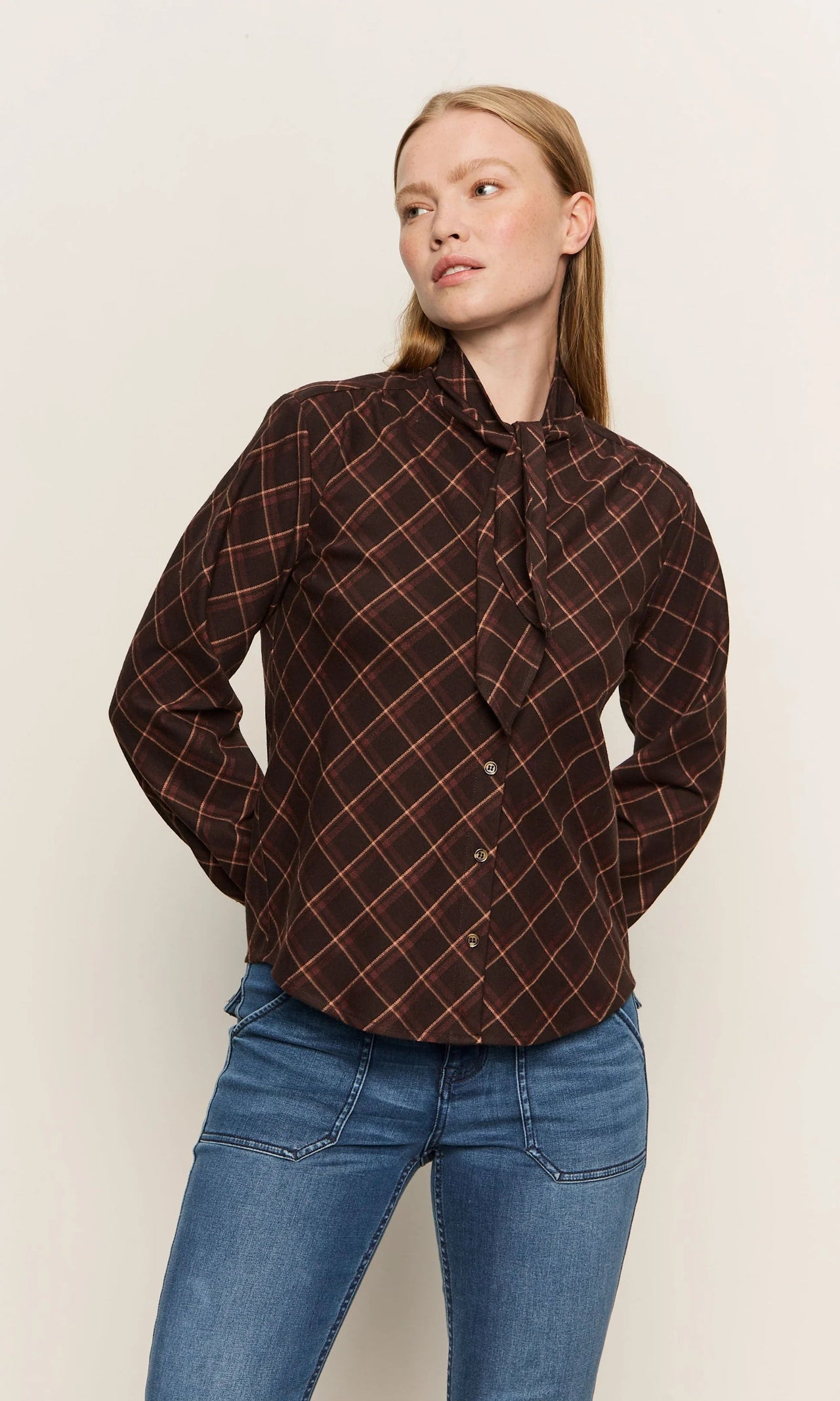 Autumn Plaid Blouse Sanctuary